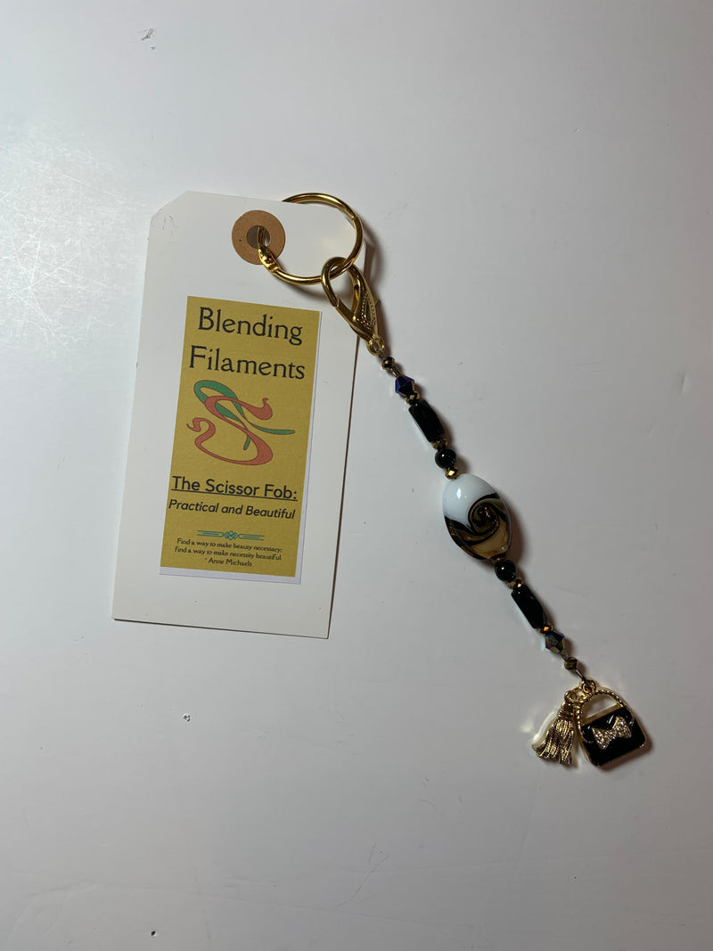 Beaded Scissor Fob