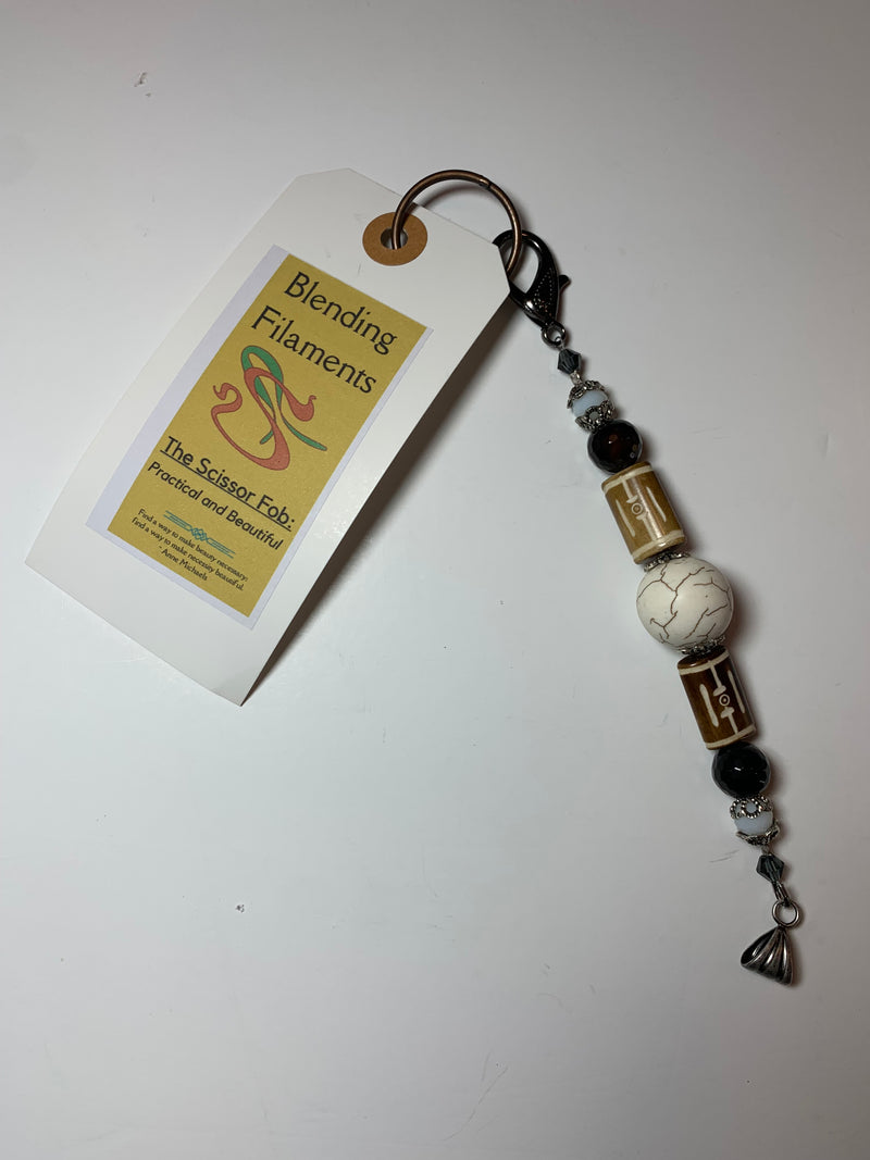 Beaded Scissor Fob