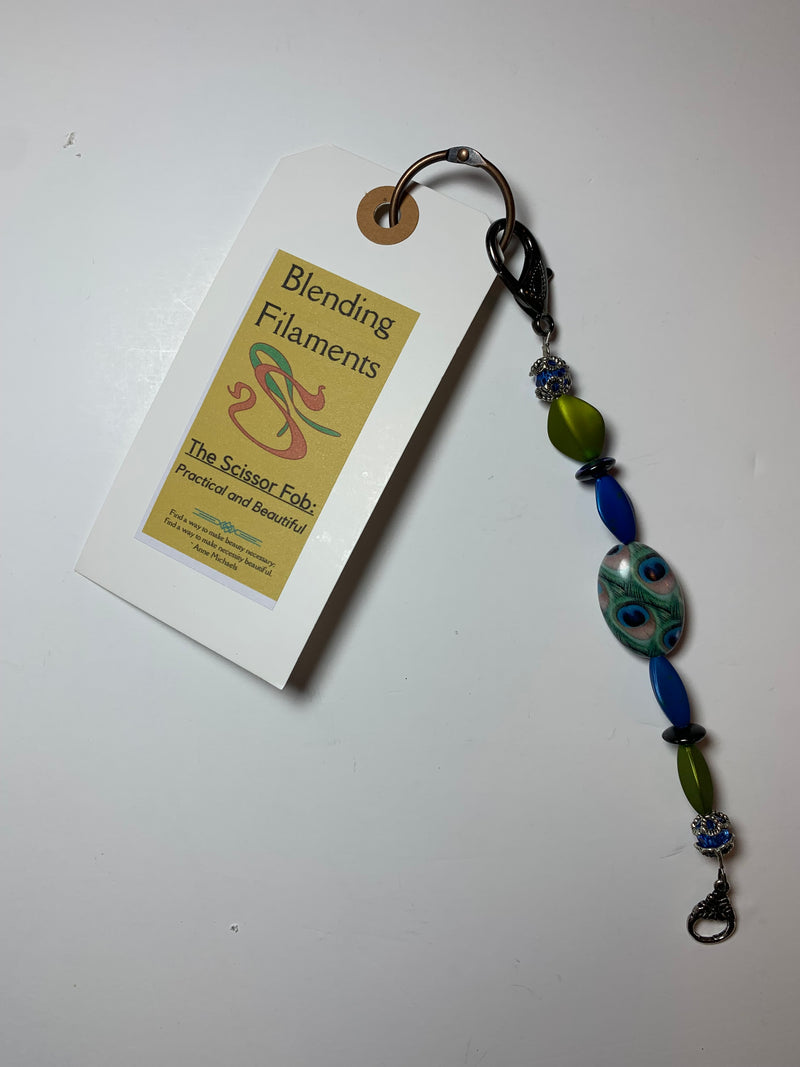 Beaded Scissor Fob