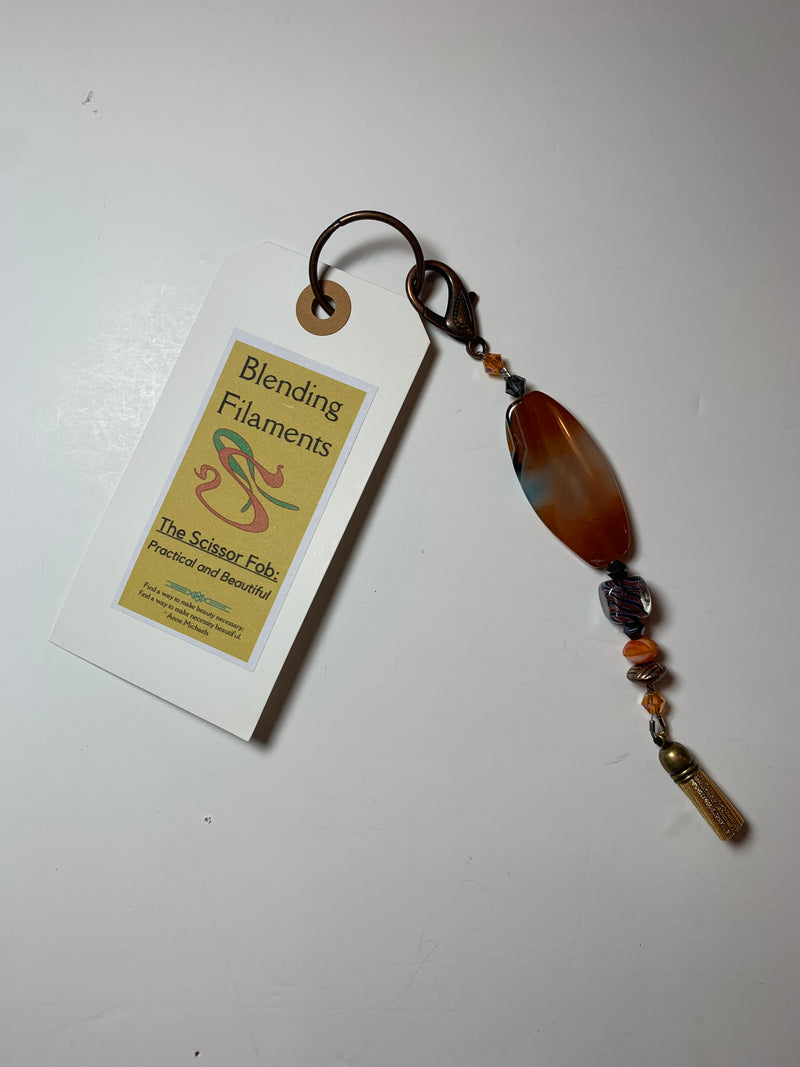 Beaded Scissor Fob