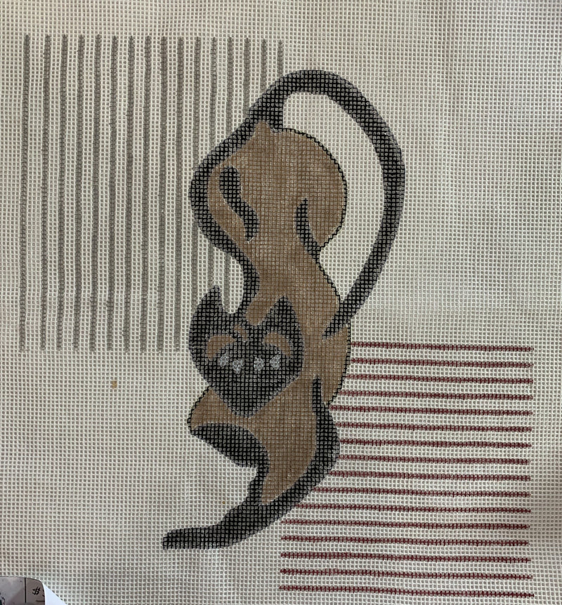 Siamese Cat Vintage Canvas