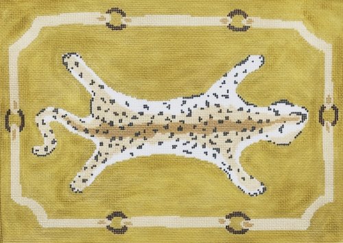 Leopard Clutch on Yellow