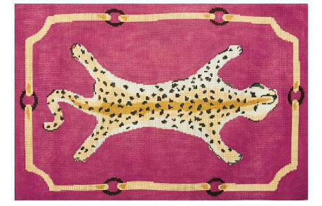 Leopard Clutch on Pink