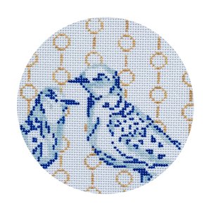 The Blue & White Twelvetide Series - Two Turtle Doves