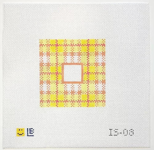 Yellow Plaid, 3x3