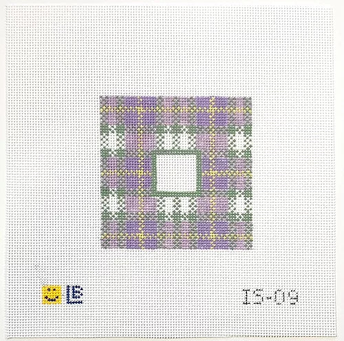 Purple Plaid, 3x3
