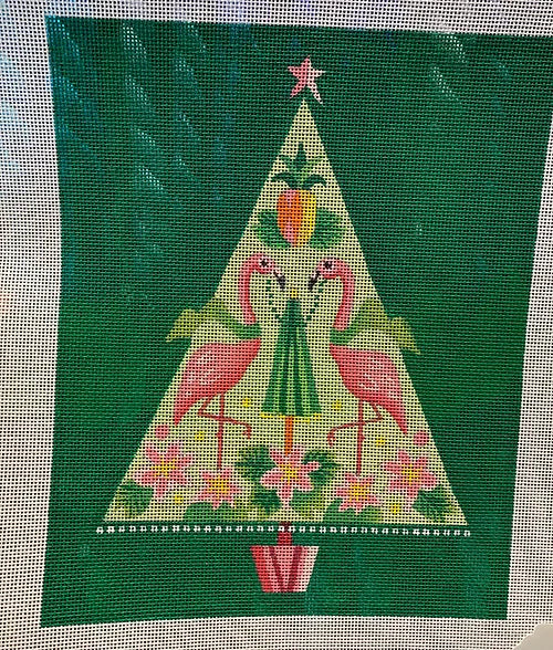 Flamingo Christmas Tree