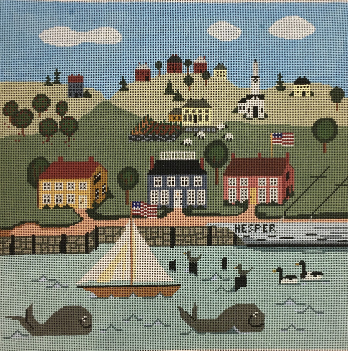 Wellesley Collection New England Harbor (Hesper) Canvas