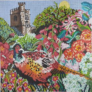 Birds of a Feather Wandering Pheasant Canvas