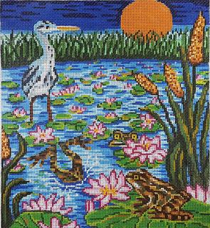 Birds of a Feather Night Life Canvas