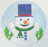 Snowman Ornament 3"