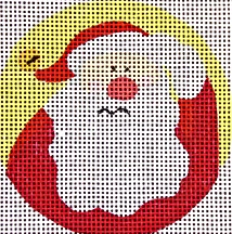 Santa Thinking Ornament