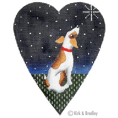 Midnight Jack Russell Heart