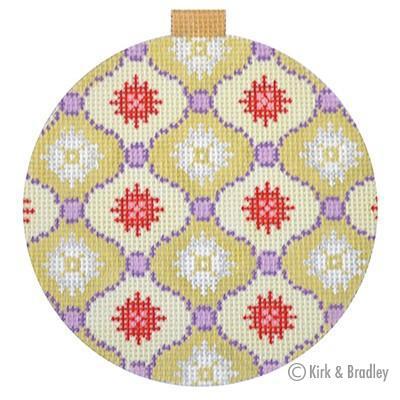 Florentine Bauble - Gold/Purple
