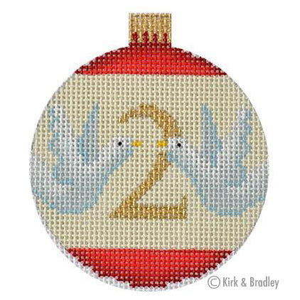 12 Days Bauble-  2 Turtle Doves