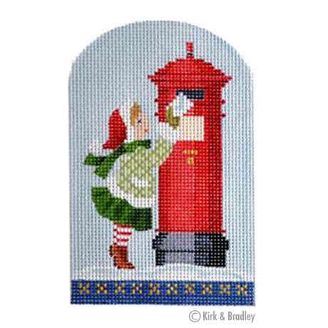 North Pole - Girl Posting Letter