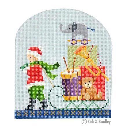 North Pole - Child & Sled