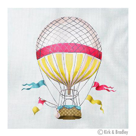 Hot Air Balloon - Large-Pink