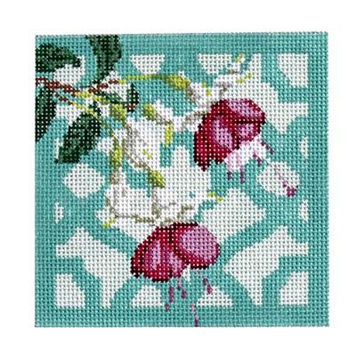 Trellis Coaster - Fuchsia