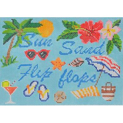 Sun Sand Flip Flops Sign