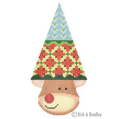 Reindeer Cone - Holly (Triangles)