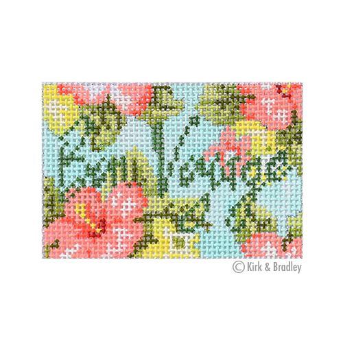 Luggage Tag - Bon Voyage Floral