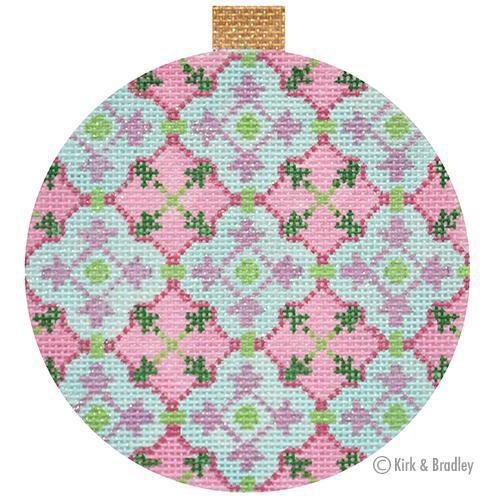 Florentine Bauble - Pink/Turquoise
