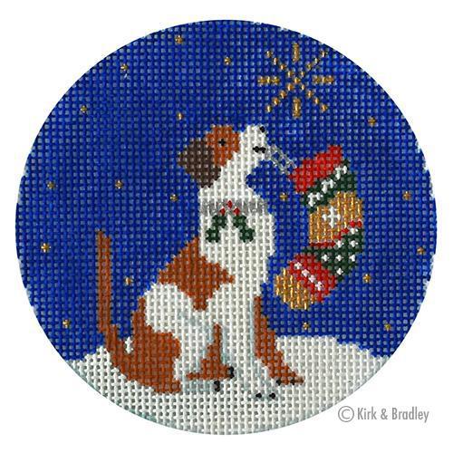 Midnight Jack Russell Round