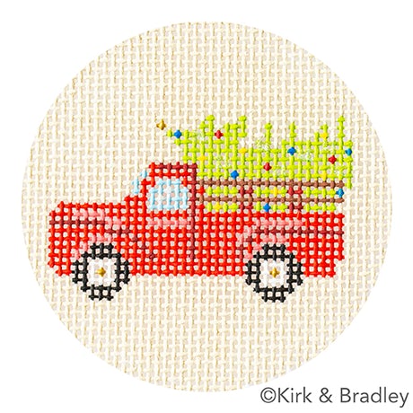 Advent Ornaments - Truck with Tree