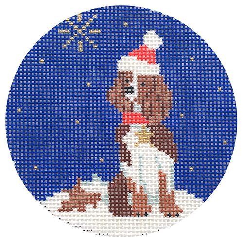 Midnight Springer Spaniel Round