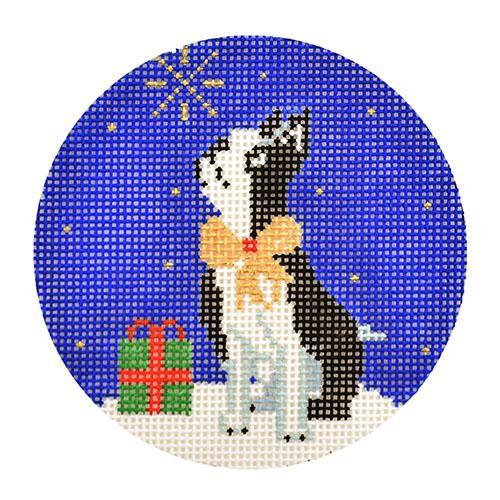 Midnight Boston Terrier Round