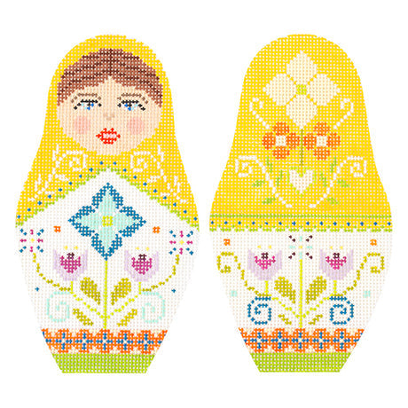 Folk Russian Dolls - Large