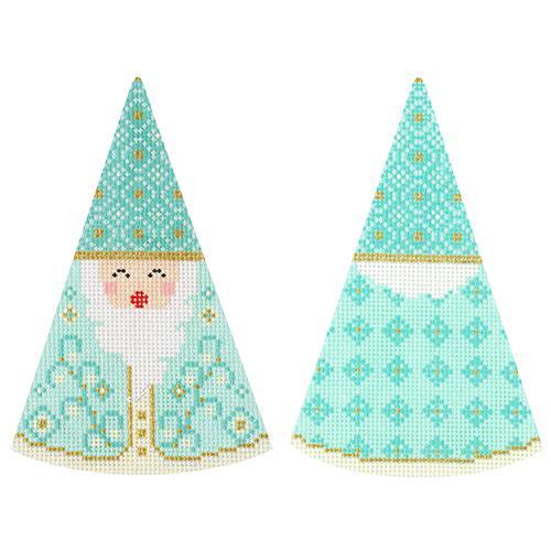 Santa Cones - Turquoise Diamonds Hat