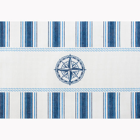 Nautical Pillow - Navy Compass