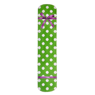 Polka Dot & Bow Eyeglass Case Green