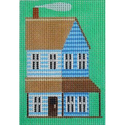 Blue Prairie House Key Fob