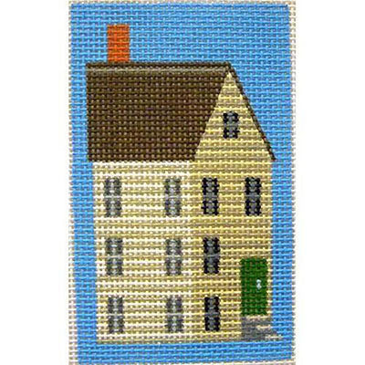 White Shaker House Key Fob
