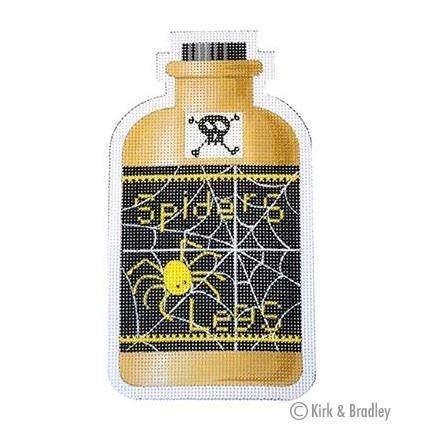 Kirk & Bradley Spiders Legs Poison Bottle Canvas