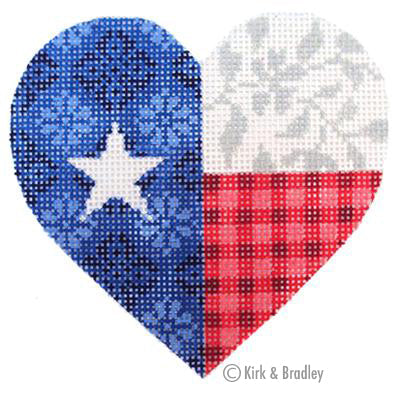 Texas Floral Heart
