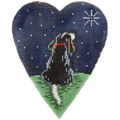 King Charles Spaniel Midnight Heart
