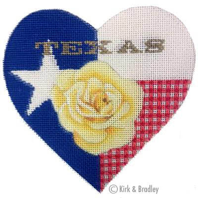 Texas Rose Heart