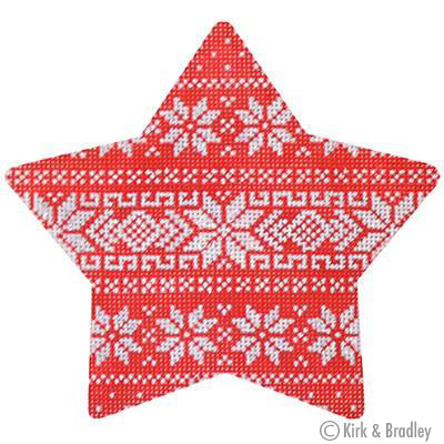 Nordic Stripe Xmas Star