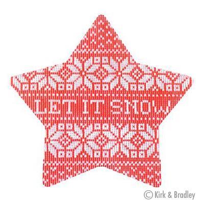 Nordic Let It Snow Xmas Star