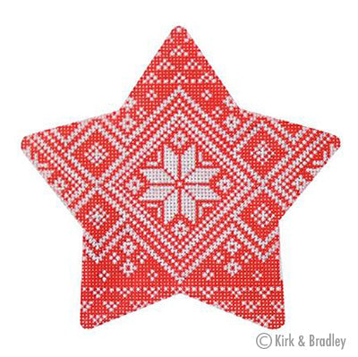 Nordic Star Pattern Xmas Star