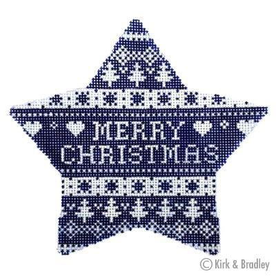 Navy Nordic Star Merry Xmas