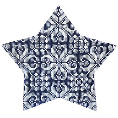 Navy Nordic Star All-over
