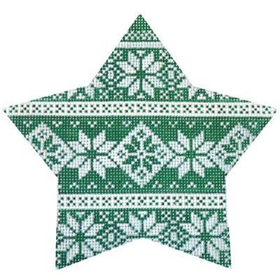 Green Nordic Star Stripe