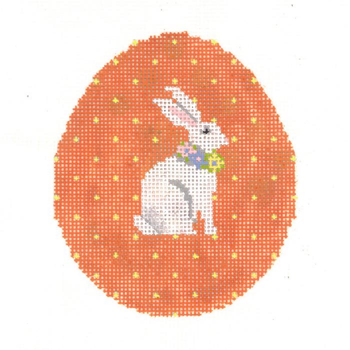 Orange Pin-Dot Bunny