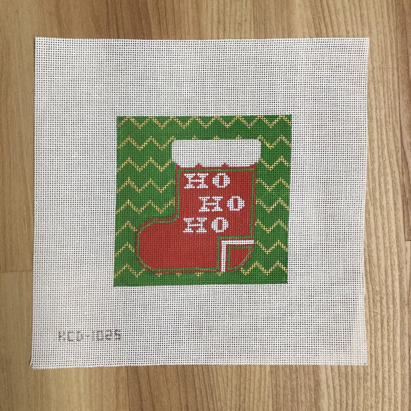 Ho Ho Ho Stocking Square