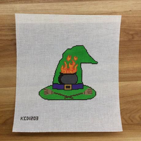 Witch's Hat Ornament - Cauldron